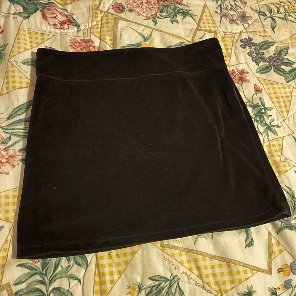 CottonOn bodycon velvet skirt